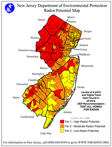NJ Radon map